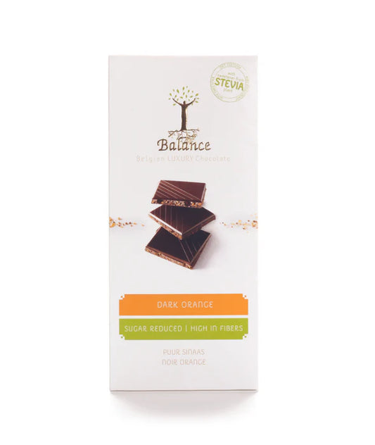 Balance chocolade puur sinaas stevia minder suiker  85g