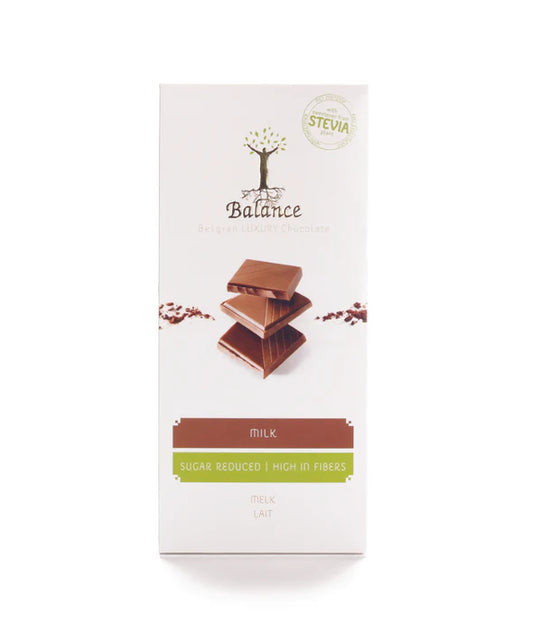 Balance chocolade melk stevia minder suiker 85g