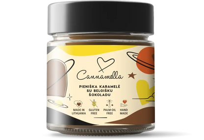 Pieniška karamelė su belgišku šokoladu 220g