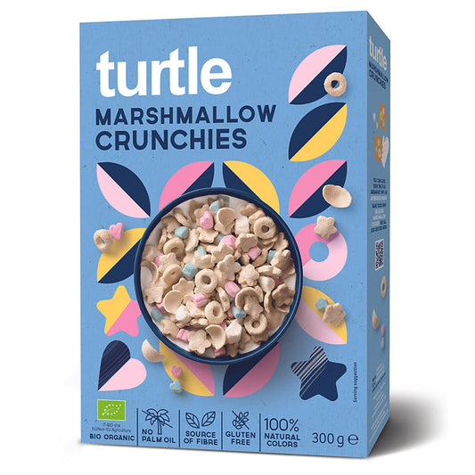 Turtle Marshmallow crunchies GLUTENVRIJ 300g