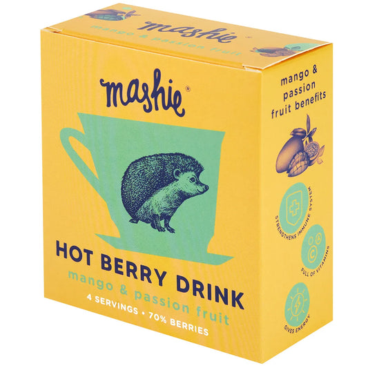  Mango en passievrucht puree MASHIE 4*40ml